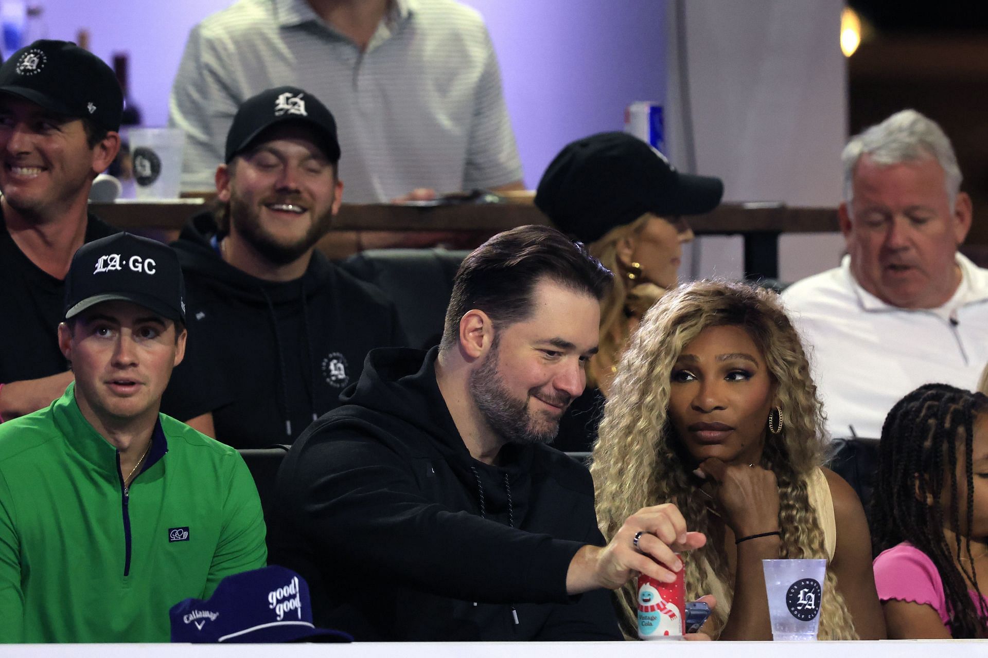 Serena Williams with her husband Alexis Ohanian. Source: Getty